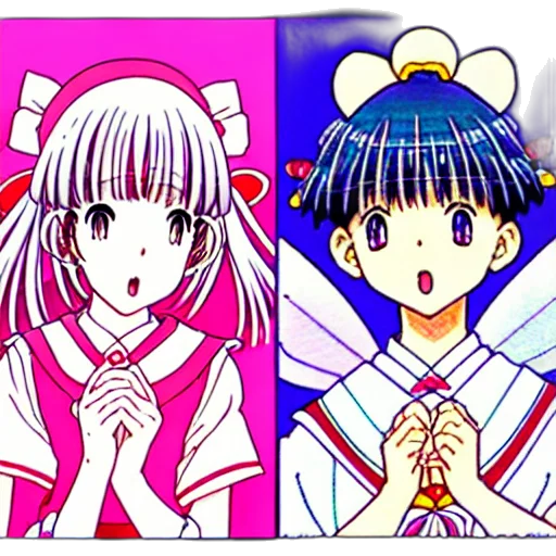 anime, vaporwave, cartoon, pixel art transparent PNG cut-out