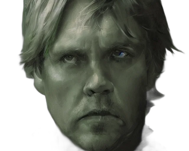 face, mask, creature, photorealistic transparent PNG cut-out