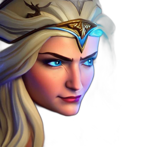 face, crown, fantasy art, concept art, comic book art, photorealistic, realistic, still transparent PNG cut-out