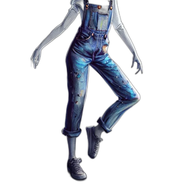 robot, jacket, staff, weapon, concept art, watercolor, 3d render, cyberpunk transparent PNG cut-out