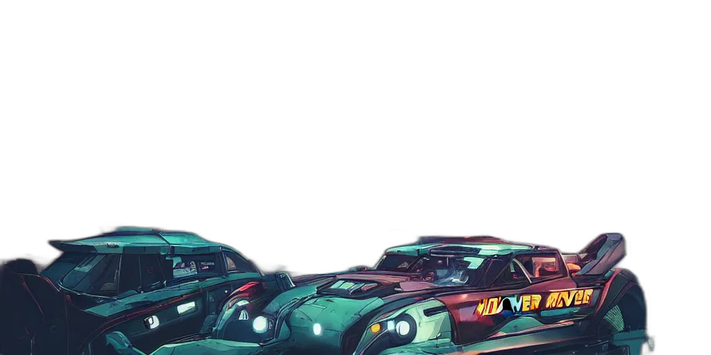 car, weapon, concept art, 3d render, photorealistic, comic book art, outer space, green transparent PNG cut-out