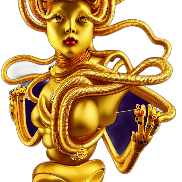 jewelry, crown, staff, 3d render transparent PNG cut-out