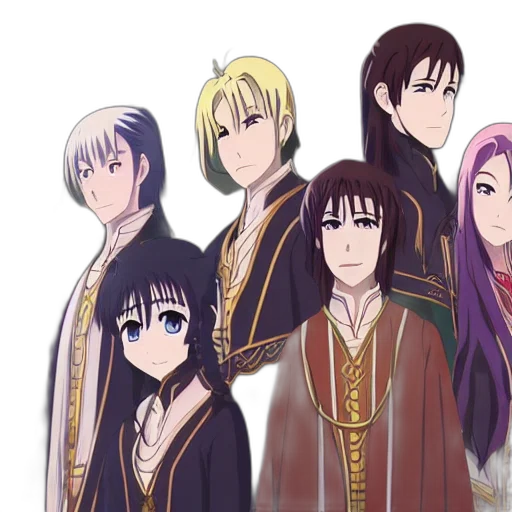 staff, anime, fantasy art, concept art transparent PNG cut-out