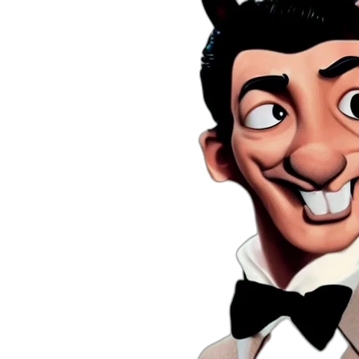 face, cartoon, 3d render, comic book art transparent PNG cut-out