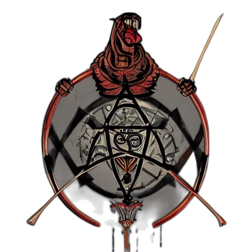 staff, dragon, umbrella, sword transparent PNG cut-out
