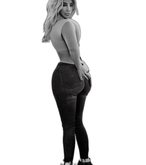 dress, staff, photorealistic, rear transparent PNG cut-out
