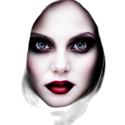 mask, face, creature, photorealistic transparent PNG cut-out