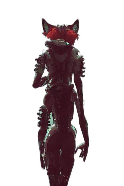 robot, creature, staff, mask transparent PNG cut-out