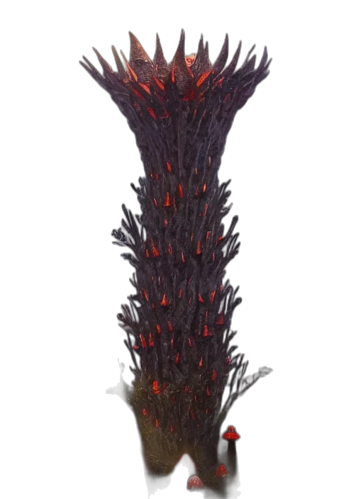 crown, staff, hair, sword transparent PNG cut-out