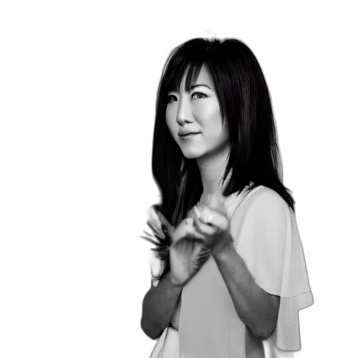 staff, face, photorealistic, cartoon, anime, monochrome, photoshoot, japanese transparent PNG cut-out