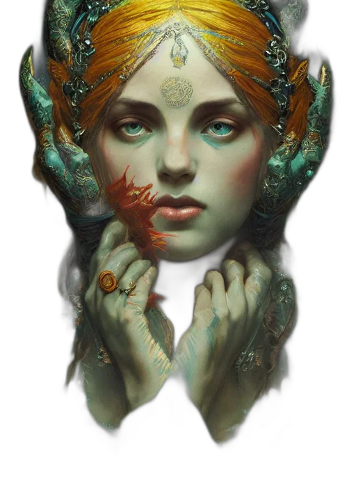 crown, face, jewelry, mask transparent PNG cut-out