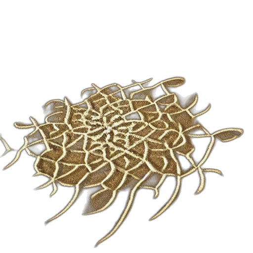 jewelry, crown, hair, flower, 3d render, fractal, pattern, sand transparent PNG cut-out