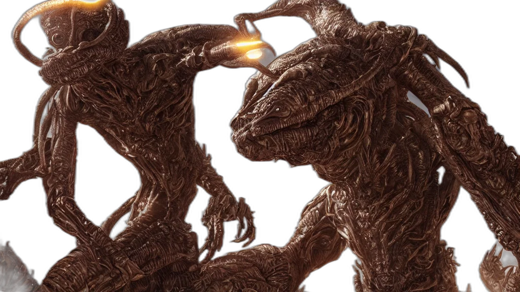 creature, concept art, furry, alien transparent PNG cut-out