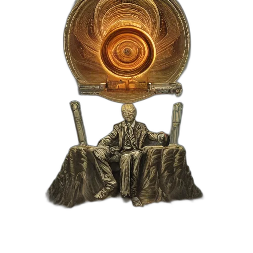 staff, furniture, crown, sword, concept art, 3d render, fire, forest transparent PNG cut-out