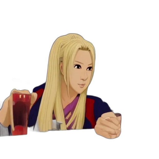 face, staff, weapon, anime transparent PNG cut-out