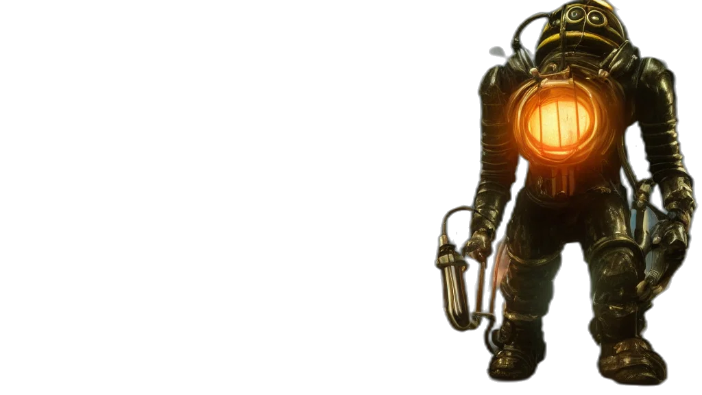 robot, weapon, staff, mask transparent PNG cut-out