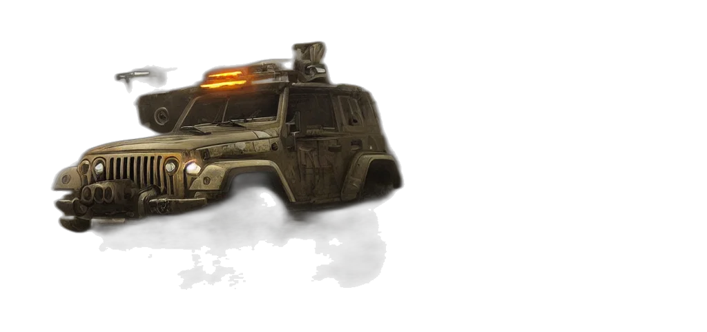 car, weapon, robot, concept art transparent PNG cut-out