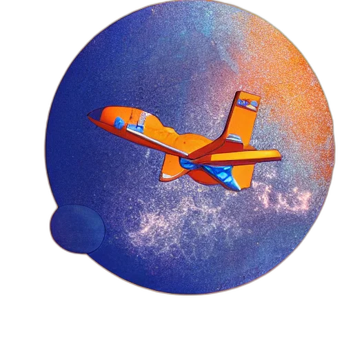 watercolor, oil painting, concept art, photorealistic, outer space, blue, ariane, space transparent PNG cut-out