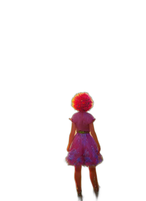 dress, robot, creature, hair transparent PNG cut-out