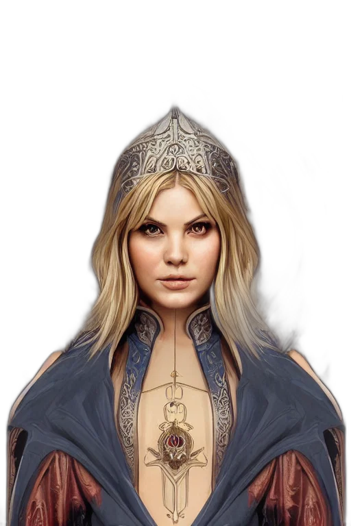 crown, jewelry, face, staff transparent PNG cut-out
