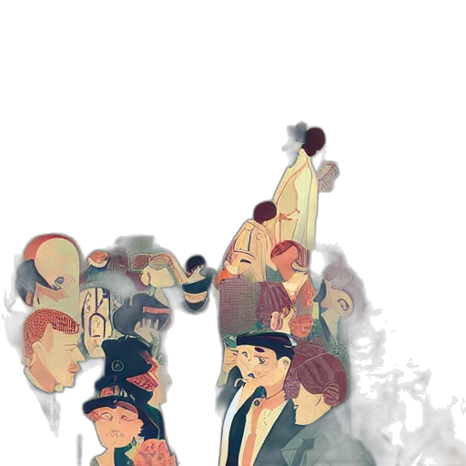 hat, staff, concept art, comic book art, pixel art, cartoon, city street, fire transparent PNG cut-out