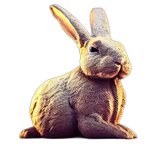 animal, creature, 3d render, photorealistic transparent PNG cut-out
