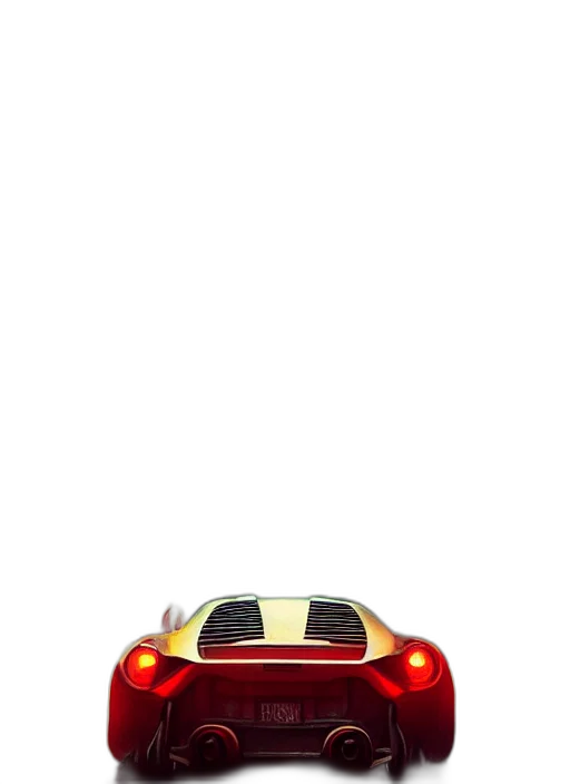 car, concept art, pixel art, 3d render transparent PNG cut-out