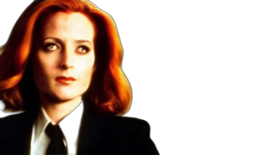 fire, agent, scully, show transparent PNG cut-out