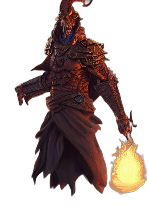 staff, dragon, weapon, mask, concept art, fantasy art, 3d render, pixel art transparent PNG cut-out