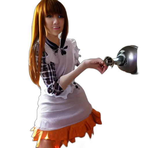 staff, weapon, robot, dress, 3d render, photorealistic, concept art, anime transparent PNG cut-out