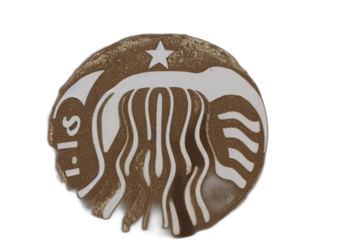 crown, hair, 3d render, starbuck, logo, dirty, dog, disgusted transparent PNG cut-out