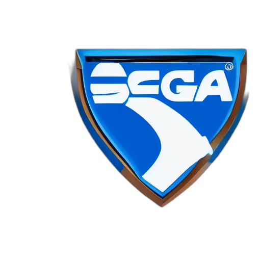 3d render, sega, logo transparent PNG cut-out
