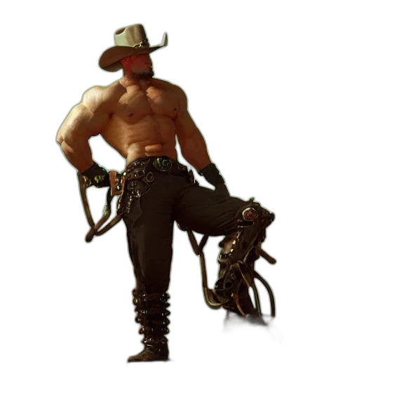 weapon, staff, hat, animal, concept art, 3d render, photorealistic, pixel art transparent PNG cut-out