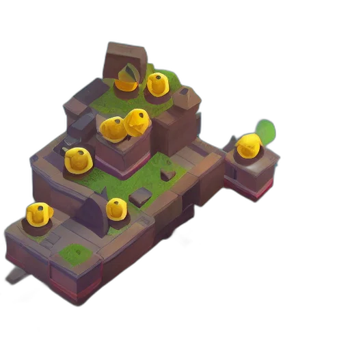 crown, weapon, jewelry, food, 3d render, concept art, pixel art, fantasy art transparent PNG cut-out