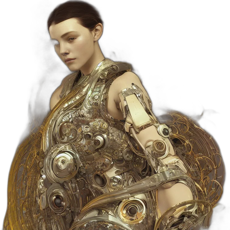dress, jewelry, robot, weapon transparent PNG cut-out
