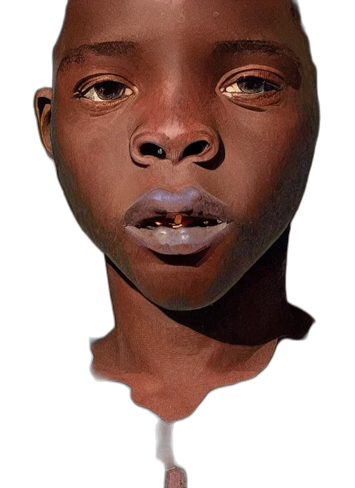 face, mask, creature, jewelry, photorealistic, 3d render, oil painting, concept art transparent PNG cut-out