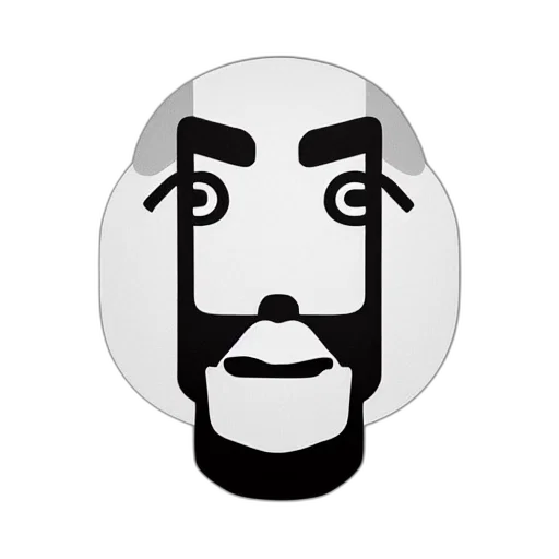 face, mask, robot, cartoon transparent PNG cut-out