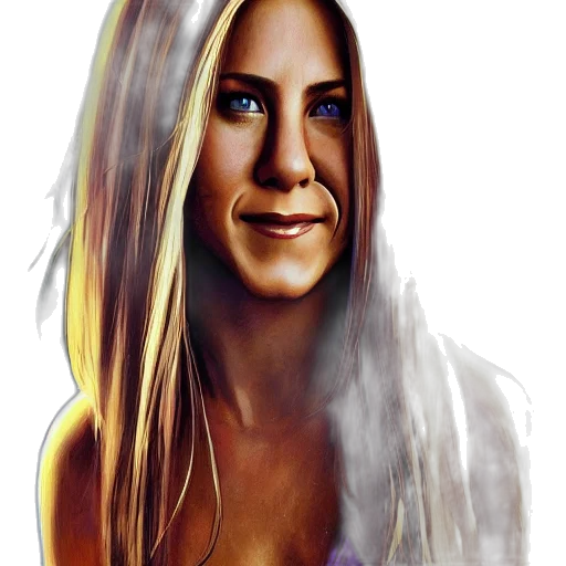 face, photorealistic, cartoon, fantasy art, comic book art, photo, jennifer, aniston transparent PNG cut-out