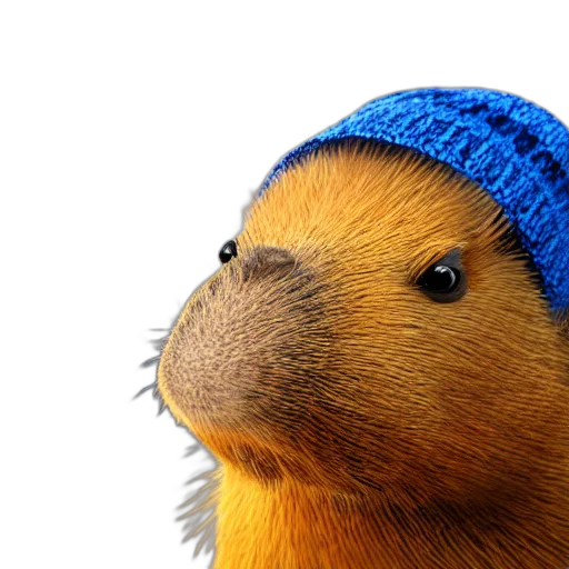 hat, animal, creature, face transparent PNG cut-out