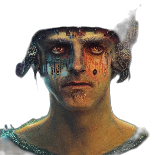 face, mask, hat, creature transparent PNG cut-out