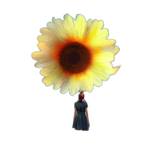 flower, dress, umbrella, crown transparent PNG cut-out