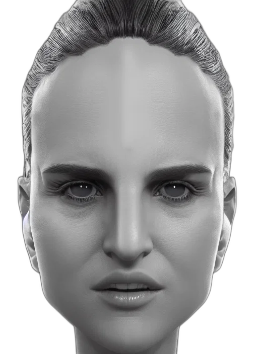 face, robot, mask, jewelry, 3d render, photorealistic, concept art, cyberpunk transparent PNG cut-out