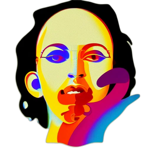 face, mask, cartoon, photorealistic transparent PNG cut-out
