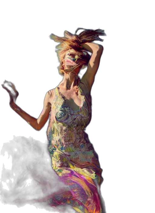 dress, face, mask, concept art, photorealistic, fantasy art, oil painting, outer space transparent PNG cut-out