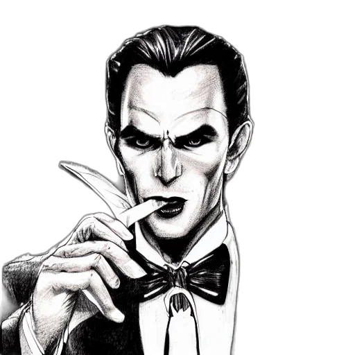 face, comic book art, cartoon, concept art transparent PNG cut-out