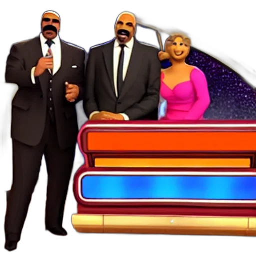 concept art, cartoon, 3d render, vaporwave transparent PNG cut-out