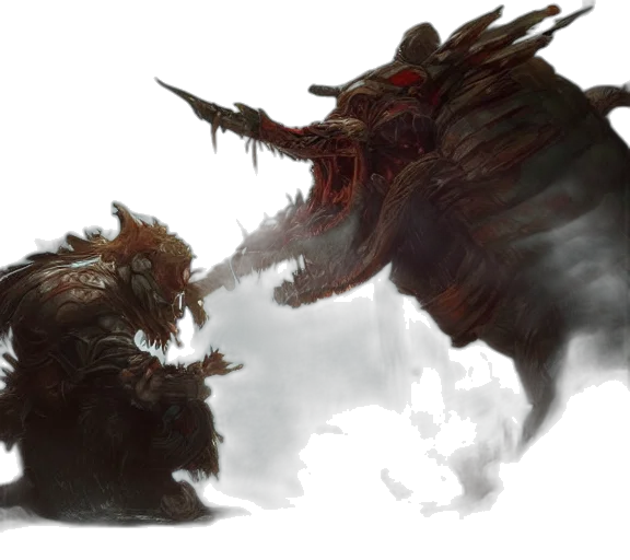 dragon, creature, weapon, sword transparent PNG cut-out