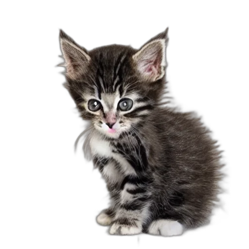animal, staff, creature, weapon, photorealistic, 3d render, cute, kitten transparent PNG cut-out