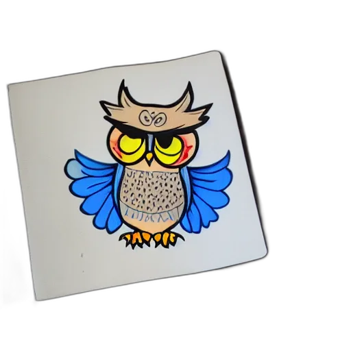 jewelry, 3d render, pixel art, cartoon, concept art, hootie, owl, house transparent PNG cut-out