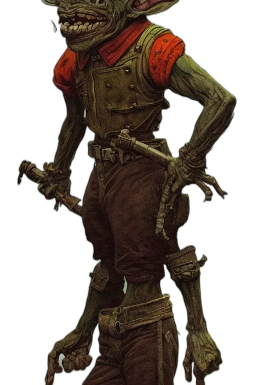 staff, robot, creature, jacket transparent PNG cut-out